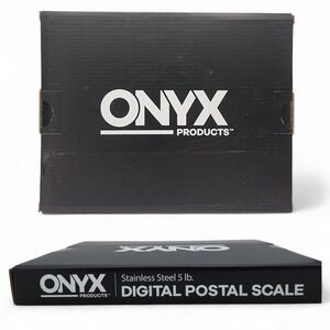 ONYX Stainless Steel 5lb Digital Postal Scale Sealed Brand NEW Sealed‎
